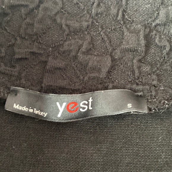 YEST  Cowl neck 3/4 sleeveless dress/vest.  Size Small - Picture 3 of 4